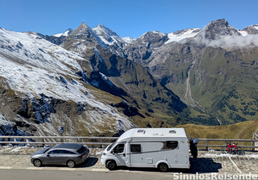 Wohnmobil vor Großglockner