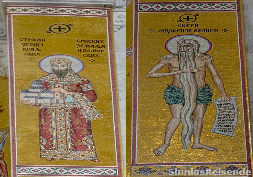 Mosaike im Dom von Sava
