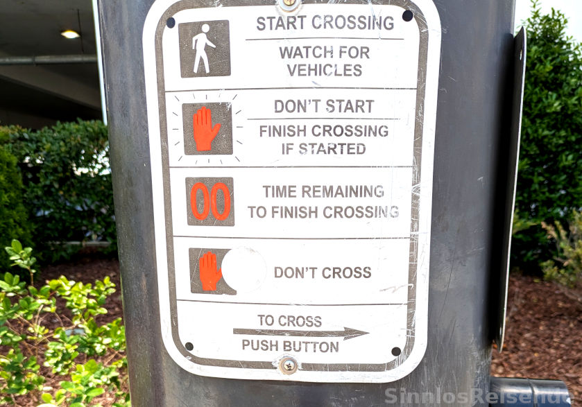 Anleitung an Fußgängerampel