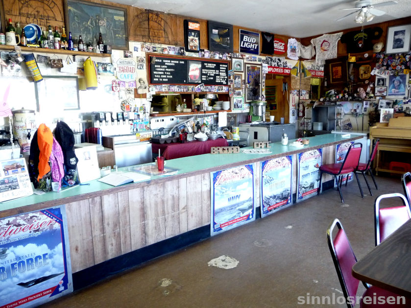 Filmkulisse Bagdad Café aus dem Film Out of Rosenheim