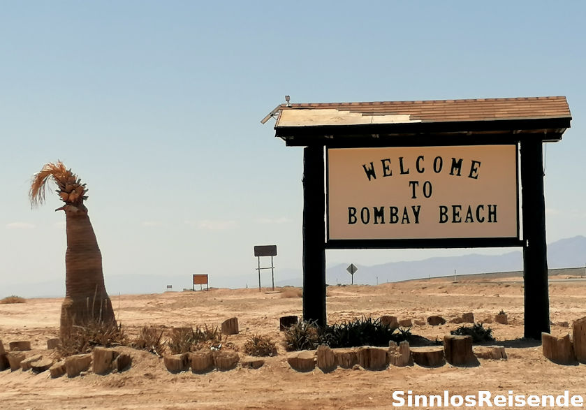 Welcome Sign Bombay Beach