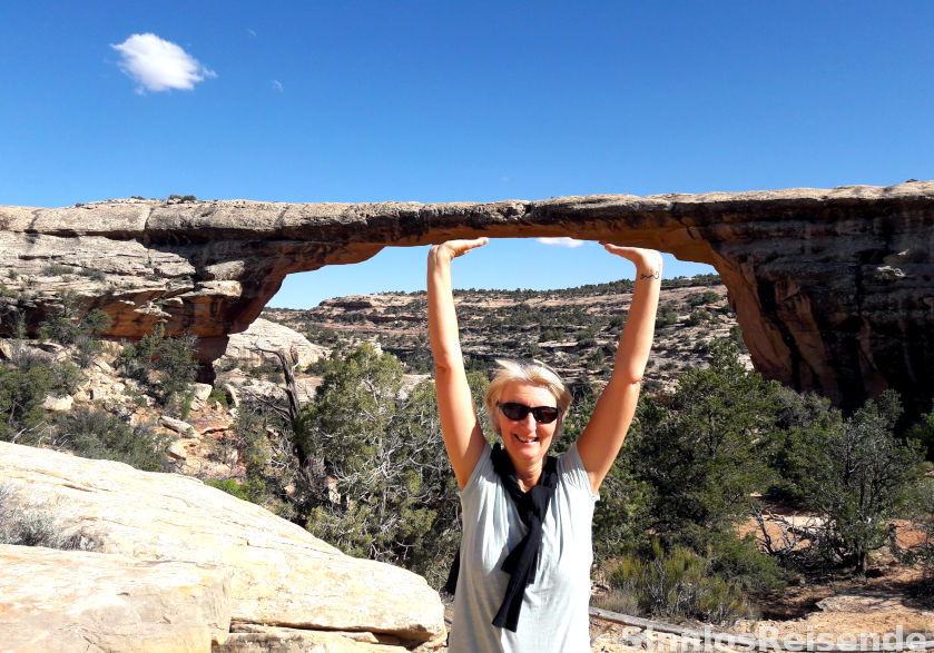 SinnlosReisende stützt die Owachomo Bridge