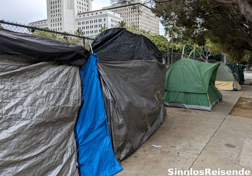 Zelte Obdachlose Los Angeles