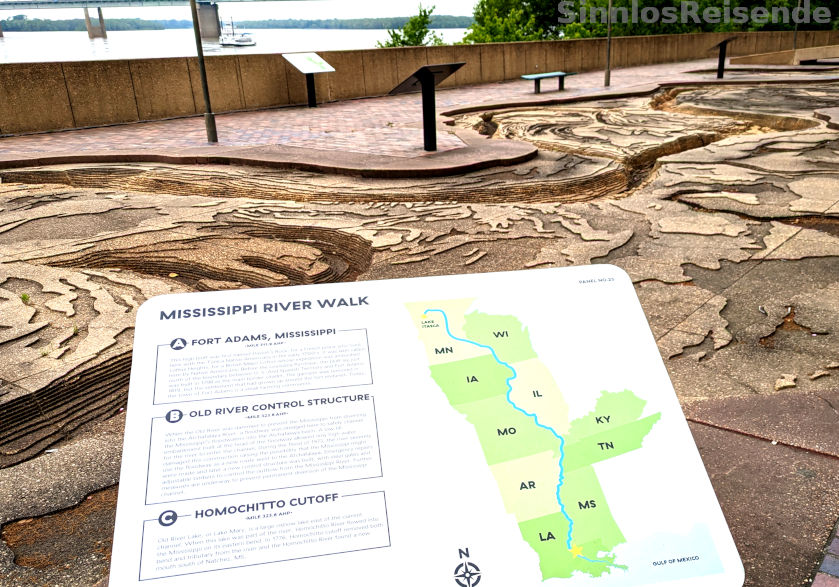 Mississippi River Walk in Memphis