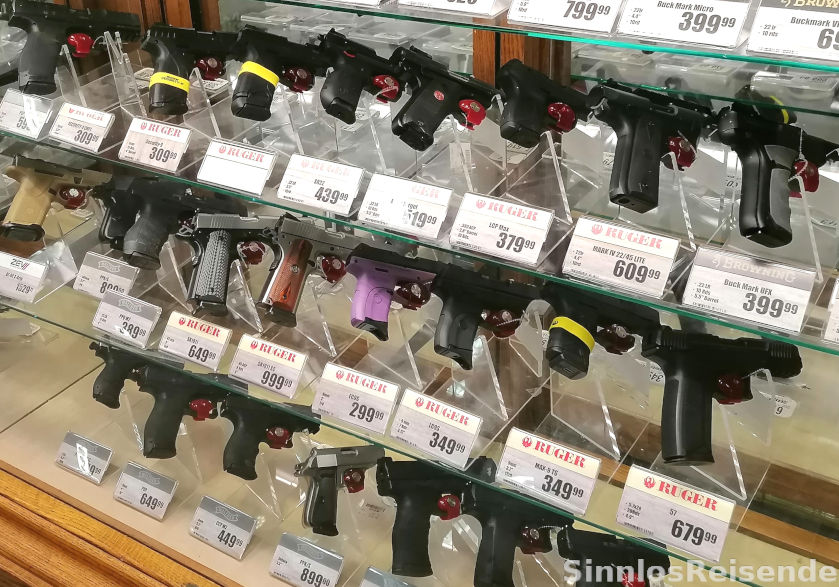 Pistolen im Sonderangebot