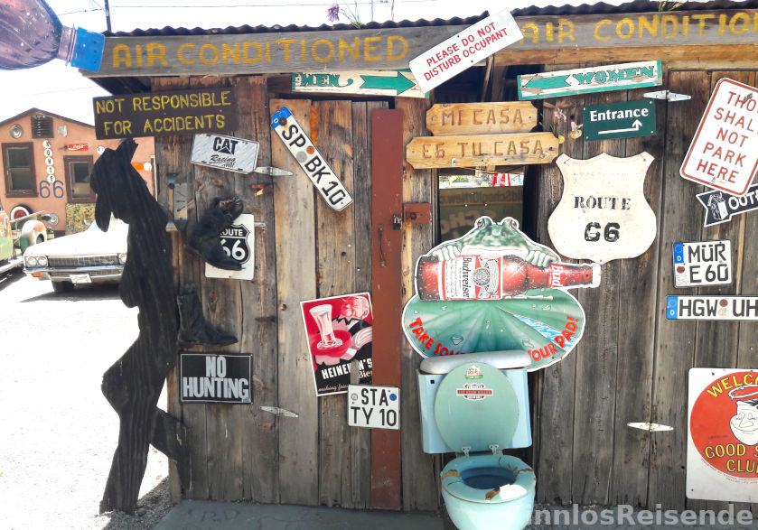 Toilette an der Route 66