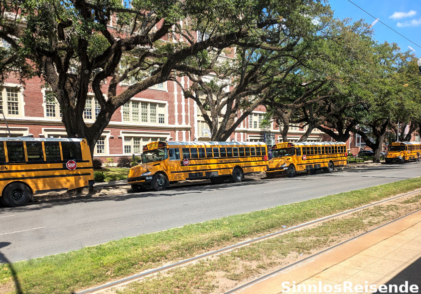 Amerikanische Schulbusse